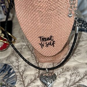 Silver Heart Pendant Necklace